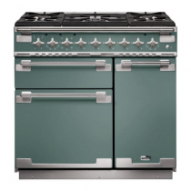 Cuisinière 90cm Falcon Elise 90 Vert minéral ELS90DFMG/-EU 3 fours électriques / 6 foyers gaz