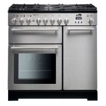 Cuisinière 90cm Falcon Longstock Deluxe Inox LSKD90DFSS/-FRA 3 fours électriques / 5 foyers gaz