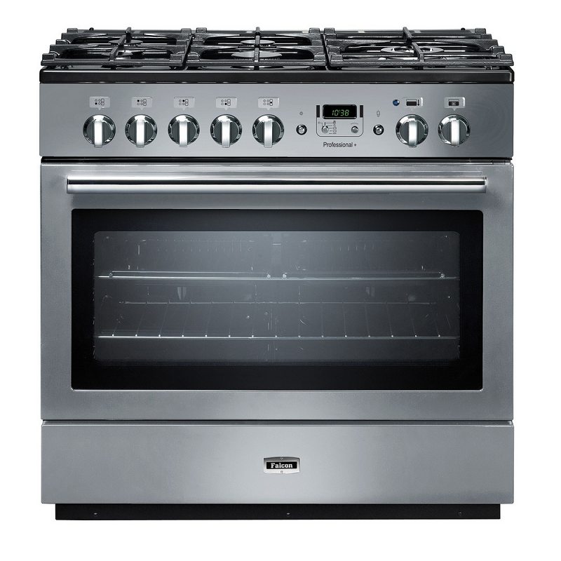 Cuisinière 90cm Falcon Professional+ FX Inox PROP90FXDFSS/C-EU 1 four  électrique / 5 foyers gaz