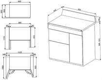 Cuisinière 90cm Victoria 2 fours électriques 68+65l + 1 gril / 5 foyers induction Inox - SMEG Réf. TR93IX