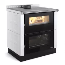 Cuisini&egrave;re &agrave; bois 7.1kW Verona XXL .16 Maiolica Blanc infinity - LA NORDICA R&eacute;f. 3005521