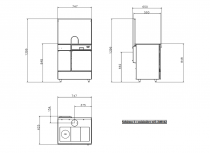 Cuisinière à bois 75cm L\' Arpège 10kW coloris blanc - Godin réf. 240162 (remplace 240152)