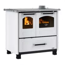 Cuisini&egrave;re &agrave; bois 7.5kW Family 16 4,5 Blanc - LA NORDICA R&eacute;f. 3006931