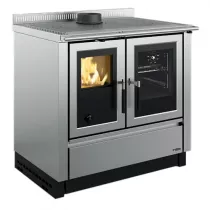 Cuisini&egrave;re &agrave; bois 8.3kW Venezia .16 Inox - LA NORDICA R&eacute;f. 3005433