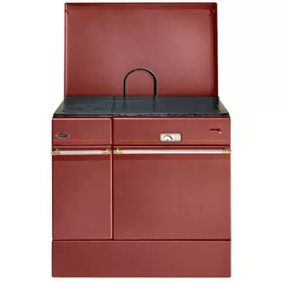 Cuisini�re � bois 85cm L\' Arp�ge 10.5kW coloris Carmin - Godin r�f. 240163 (remplace 240153)