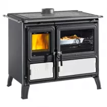 Cuisini&egrave;re &agrave; bois 8.7kW Milly Blanc infinity - LA NORDICA R&eacute;f. 3002921