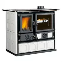 Cuisini&egrave;re &agrave; bois 8.8kW Rosa .16 Maiolica Blanc infinity - LA NORDICA R&eacute;f. 3003421