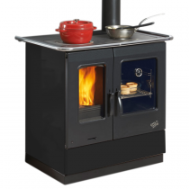 Cuisinière à bois Armonnie 6.5Kw émaillée Noir - GODIN Réf. 241100