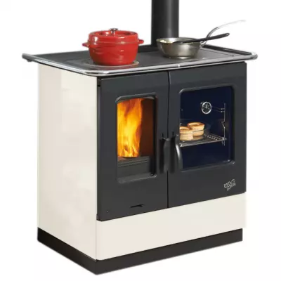 Cuisini�re � bois Armonnie �maill�e Sahara - GODIN R�f. 241100