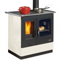 Cuisinière à bois Armonnie émaillée Sahara - GODIN Réf. 241100