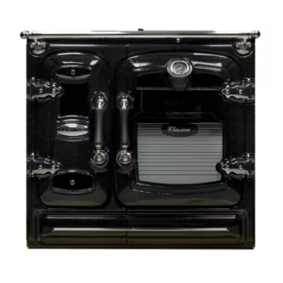 Cuisini�re � bois Clasica 7T 11kW Noir - Lacunza R�f. 3000000115190