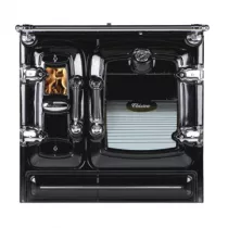 Cuisinière à bois Clasica 7T 11kW Noir - Lacunza Réf. 3000000115190