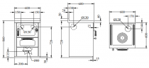 Cuisinière à bois DeManincor Domino D6 5.5kW