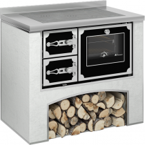 Cuisinière à bois DeManincor Rustica FP100 5.5kW