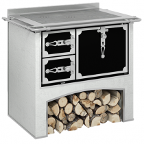 Cuisinière à bois DeManincor Rustica FP100 5.5kW