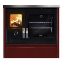 Cuisinière à bois Deville Mélisse 90 C086AB03 9kW Bordeaux