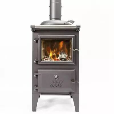 Cuisini�re � bois Esse Bakeheart 5kW peint Anthracite