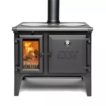 Cuisini�re � bois Esse Lightheart 4.6kW peint Anthracite