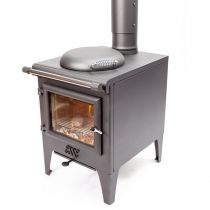 Cuisinière à bois Esse Warmheart 5kW peint Anthracite