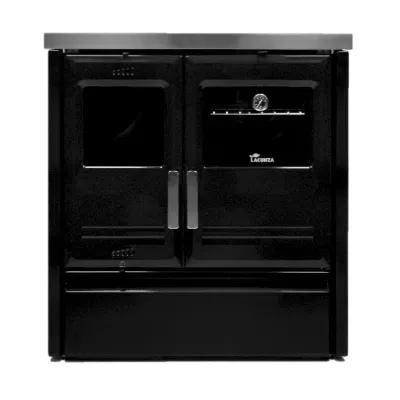 Cuisini�re � bois Etna 5T Noir - Lacunza R�f. 3000000128459