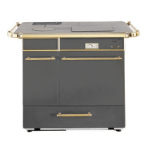 Cuisinière à bois La Châtelaine 11Kw plusieurs coloris disponibles - Godin Réf. 240165 (remplace réf. 6155)