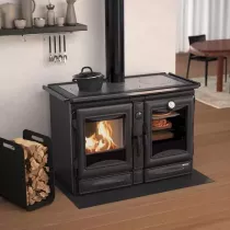 Cuisini&egrave;re &agrave; bois La Nordica Alaska 7016050 12kW Noir