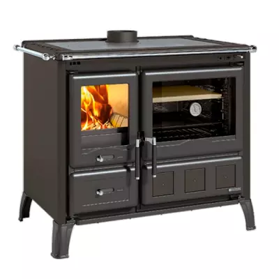 Cuisini�re � bois La Nordica Gardenia XXL 3007230 10.5kW Noir