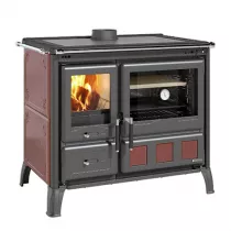 Cuisinière à bois La Nordica Gardenia XXL Ceramica  3007200 10.5kW Bordeaux