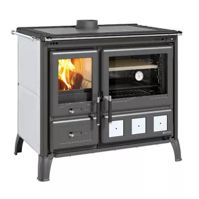 Cuisini�re � bois La Nordica Gardenia XXL Ceramica  3007201 10.5kW Blanc Infinity