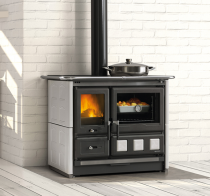 Cuisinière à bois La Nordica Rosa XXL 5.0 7015334 11kW Maiolica Blanc