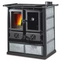 Cuisini&egrave;re &agrave; bois La Nordica Rosetta 5.0 Petra 7013103 7.9kW Pierre naturelle
