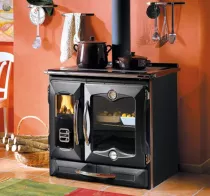 Cuisini&egrave;re &agrave; bois La Nordica Suprema 4.0 7015715 9kW Noir