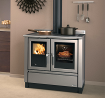 Cuisinière à bois La Nordica Venezia 7016400 8kW Inox