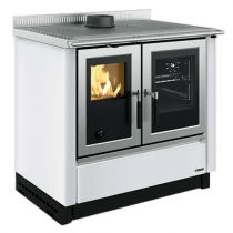 Cuisinière à bois La Nordica Venezia 7016402 8kW Blanc
