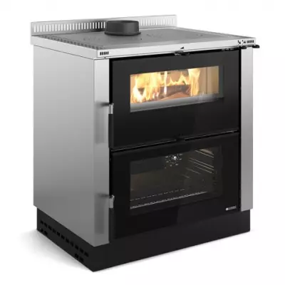 Cuisini�re � bois La Nordica Verona XXL 7016240 7kW Inox