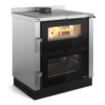 Cuisinière à bois La Nordica Verona XXL 7016240 7kW Inox