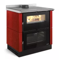 Cuisini&egrave;re &agrave; bois La Nordica Verona XXL 7016260 7kW Maiolica Bordeaux