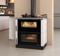 Cuisinière à bois La Nordica Verona XXL 7016261 7kW Maiolica Blanc Infinity