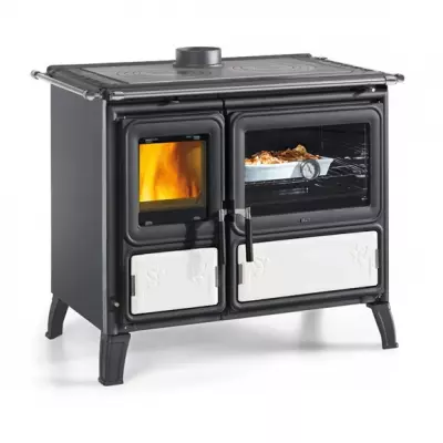 Cuisini�re � bois Milly 8.7kW Blanc infinity - LA NORDICA R�f. 7018003