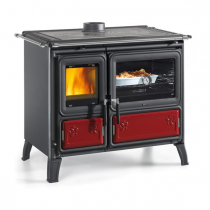 Cuisinière à bois Milly 8.7kW Bordeaux - LA NORDICA Réf. 7018000