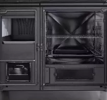 Cuisini&egrave;re &agrave; bois Milly 8.7kW Bordeaux - LA NORDICA R&eacute;f. 7018000