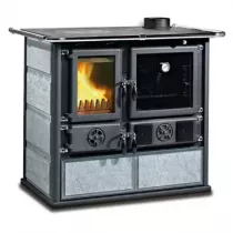 Cuisini&egrave;re &agrave; bois ROSA 5.0 8.8kW Pierre naturelle - LA NORDICA R&eacute;f. 7015210