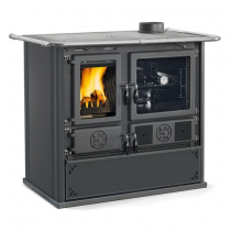 Cuisinière à bois ROSA 5.0 8.8kW Steel Noir Anthracite  - LA NORDICA Réf. 7015212