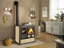 Cuisini&egrave;re &agrave; bois Rosa Sinistra Reverse Pierre Naturelle - LA NORDICA R&eacute;f. 7015062