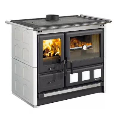 Cuisini�re � bois Rosa XXL.16 10.5kW Maiolica Blanc infinity (c�ramique) - LA NORDICA R�f. 3003721