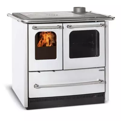 Cuisini�re � bois Sovrana Easy Evo 2.0 7.5kW Blanc - LA NORDICA R�f. 7014523