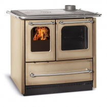 Cuisinière à bois Sovrana Easy Evo 2.0 7.5kW Capuccino - LA NORDICA Réf. 7014522