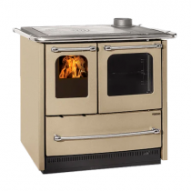 Cuisinière à bois Sovrana Easy Evo 2.0 7.5kW Caramello - LA NORDICA Réf. 7014524