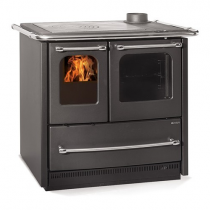 Cuisinière à bois Sovrana Easy Evo 2.0 7.5kW Noir anthracite - LA NORDICA Réf. 7014521