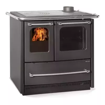 Cuisini�re � bois Sovrana Easy Evo 2.0 7.5kW Noir anthracite - LA NORDICA R�f. 7014521